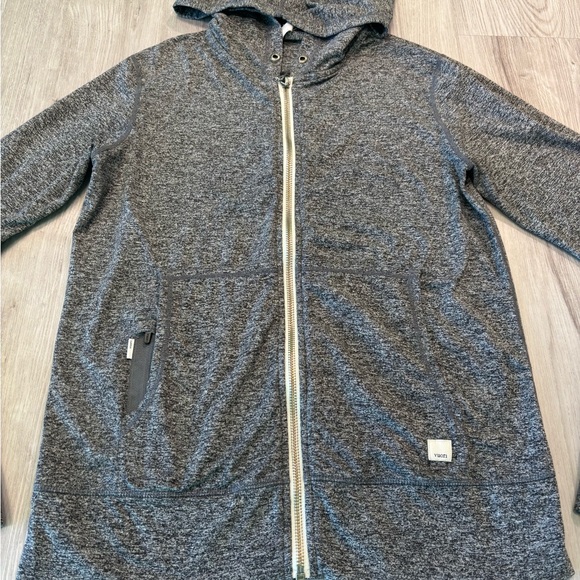 Vuori Gray Hooded Zip-Up Jacket - Picture 4 of 10